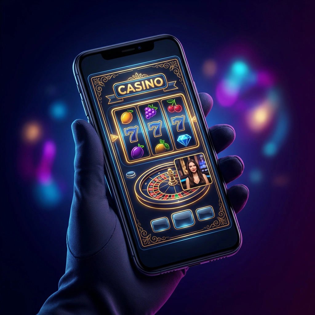 Mobile casino UI preview